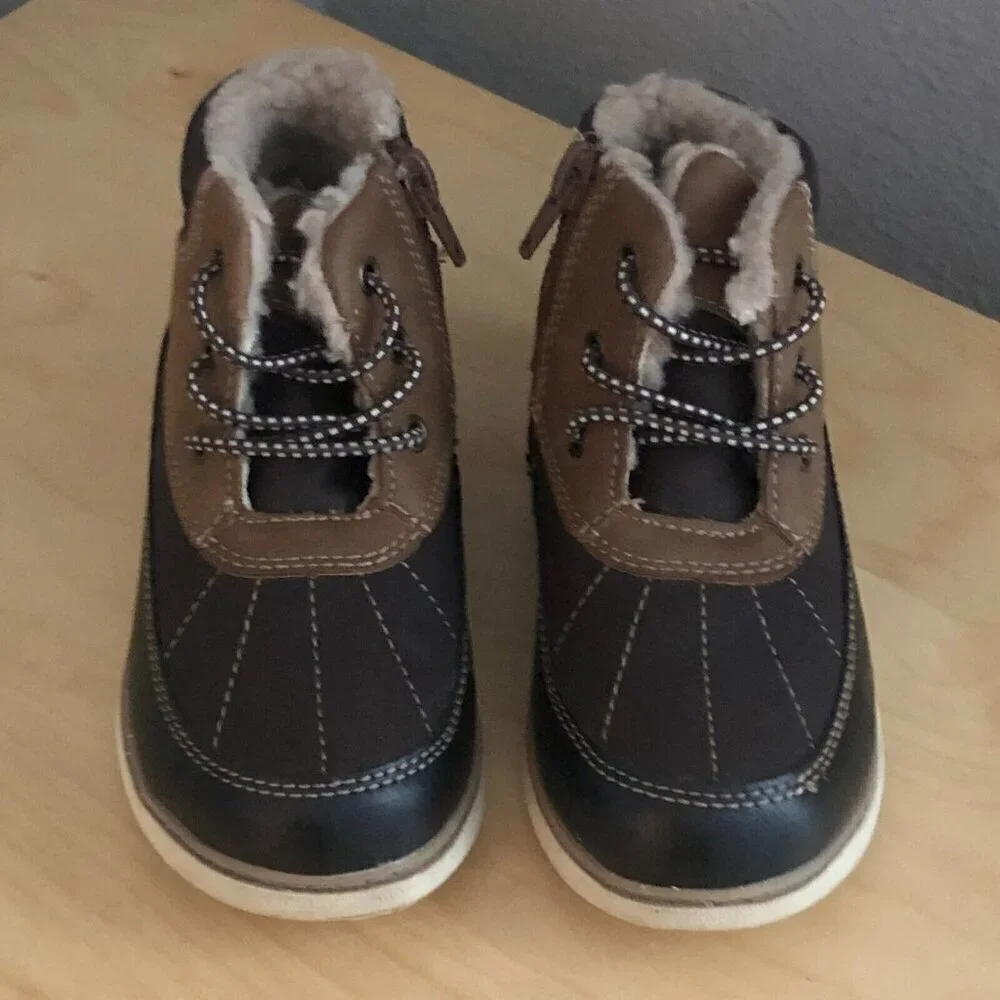 LONDON UNDERGROUND Lil Darren Boys Chukka Boots - Faux Fur Lined